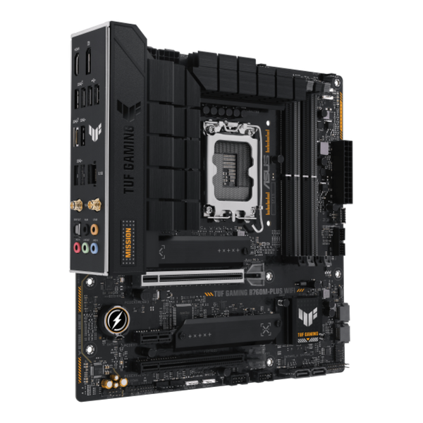 ASUS TUF GAMING B760M-PLUS WIFI Intel B760 (LGA 1700) mATX motherboard