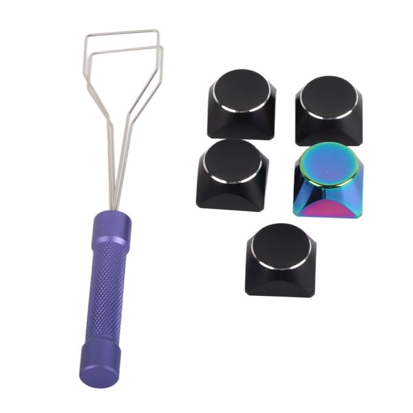 Metal Keycaps Mechanical 5 Piece Black XDA