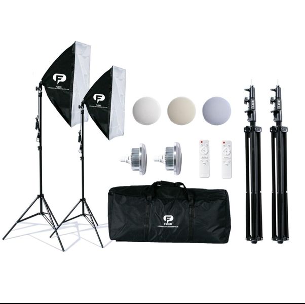 Floxi 570W LED Studio Softbox Light Kit