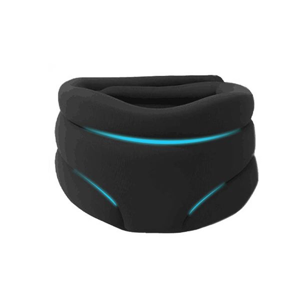 3-Stage Black Neck Brace: Relieve Pain &amp; Correct Posture