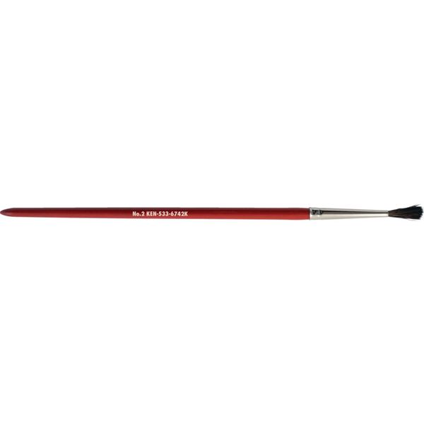 Point Artist Brush Varnished Wooden Handle Hair Bristle No.3