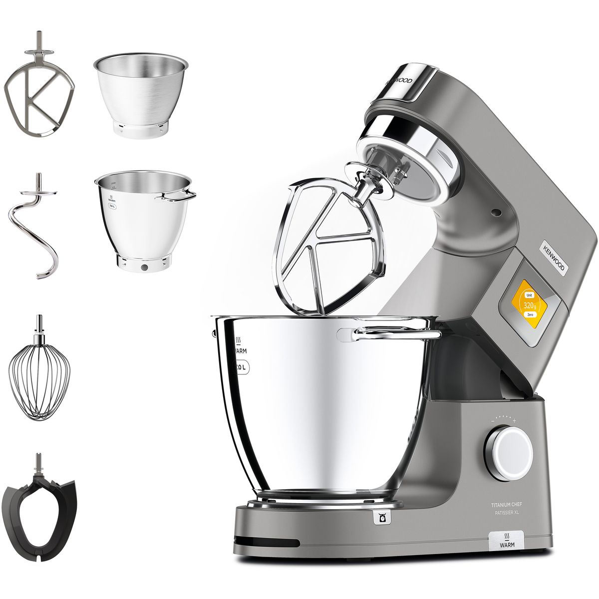 Kenwood - Titanium Chef Patissier XL Kitchen Machine - KWL90.004SI