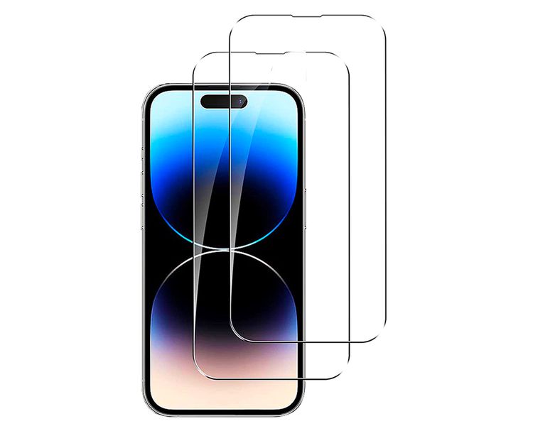 TRON® Tempered Glass Screen Protector for iPhone 14 Pro Max - Pack of 2
