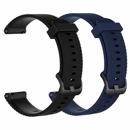 FocusFit 20mm QuickRelease Silicone Strap for Garmin Vivoactive 3 Venu 2Pcs