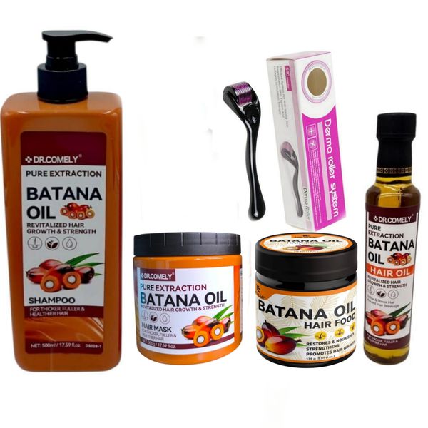 Batana Hair Oil 5-in-1 Advanced Hair Growth &amp; Repair Set