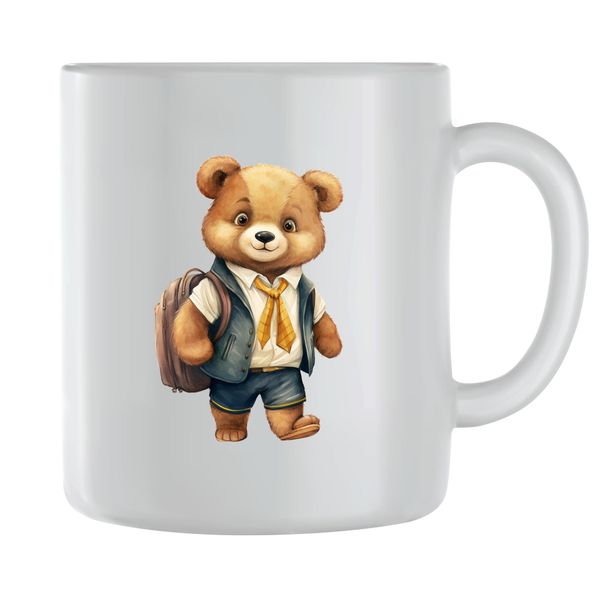 Scholar Coffee Mugs for Men Women with Teddy Bear Lover Graphic Cup Gift189