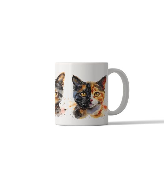 Cat Portrait 11oz DSG391 Printed Coffee Mug Gift