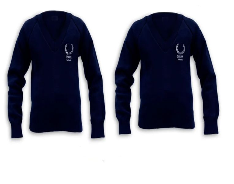 Navy Blue Spark School Jersey