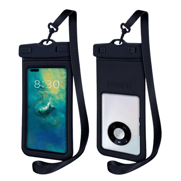 Cell Phone Waterproof Pouch Touchable Lanyard Cell Phone Pouch-2Pack