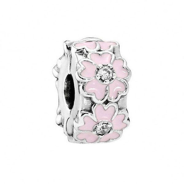 Pink Magnolia Flower Clip