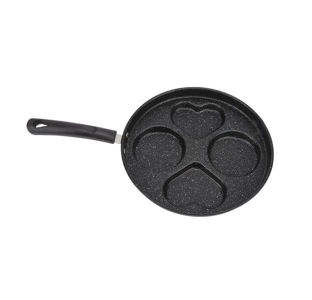 Heart &amp; Circle Shape Design Frying Pan