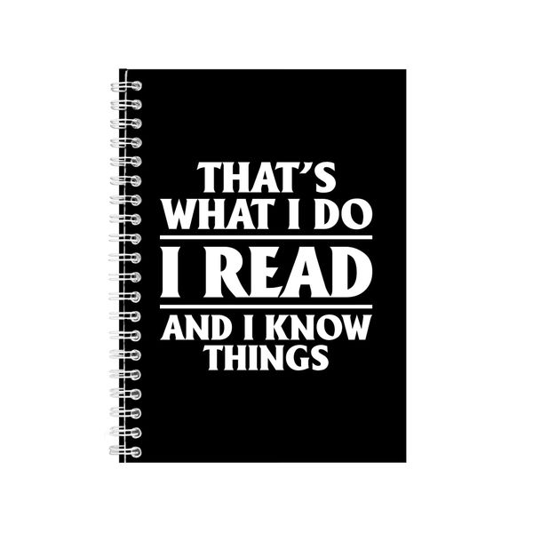 Read Notebook A5 Bound I Reading Gift Idea I Writing Books Notepad