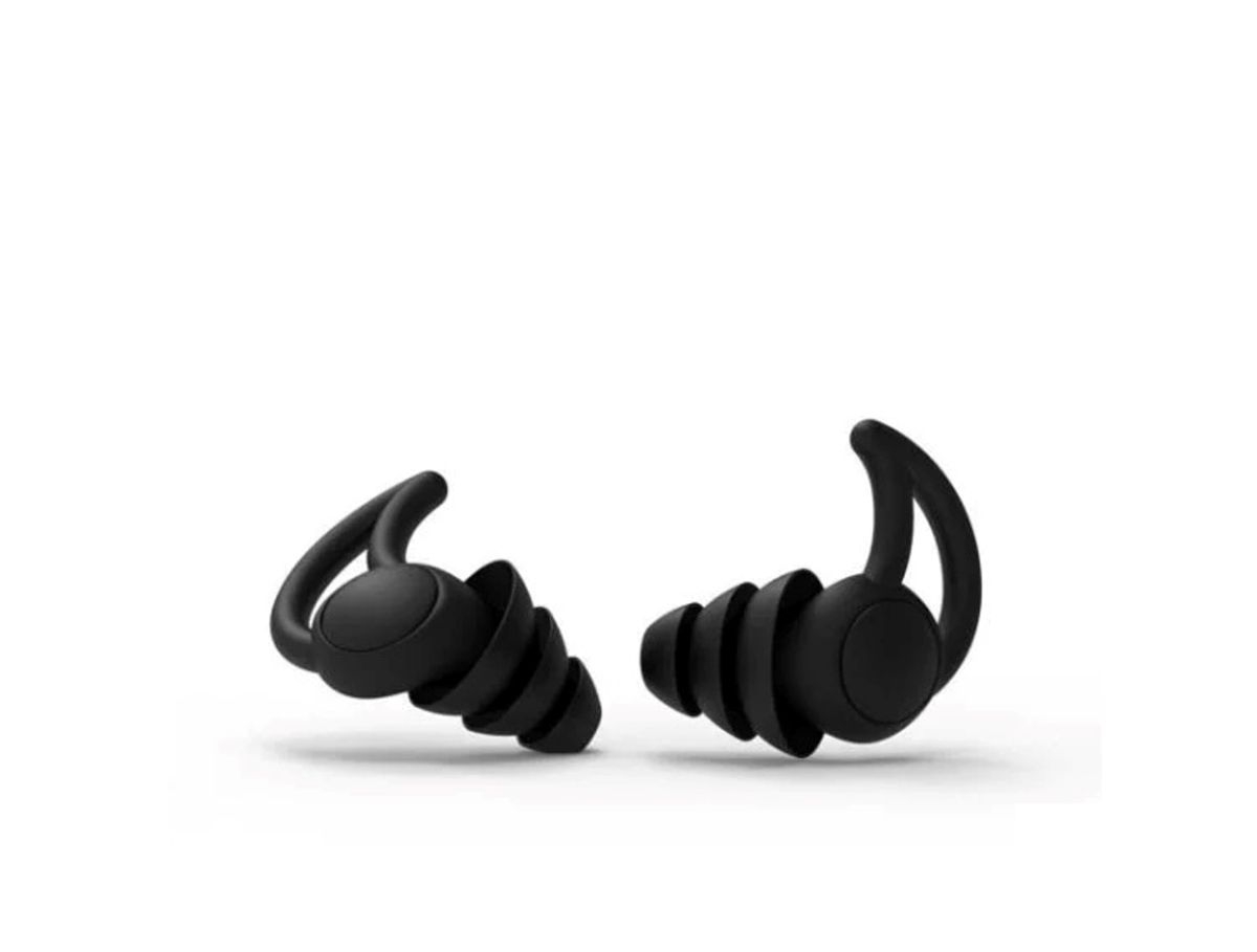 Silicone Sleeping Ear Plugs Waterproof Noise Reduction Earbuds 3-Layer