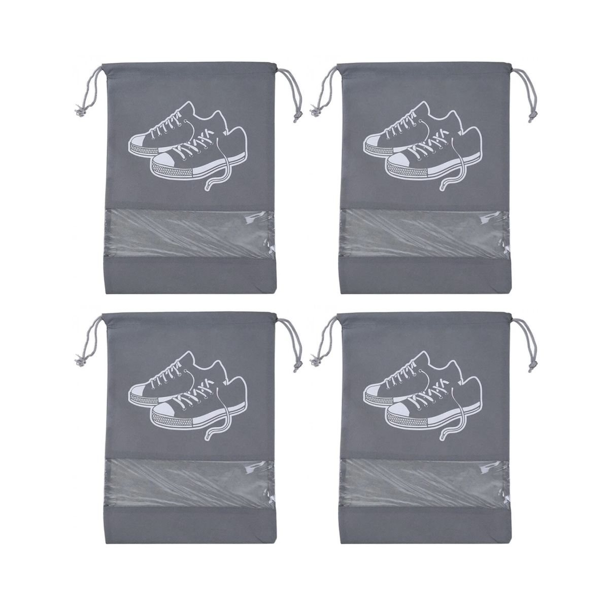 Portable Dust-Proof Shoe Travel Organiser - 26 x 36cm - 4 Pack