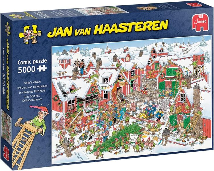 Jumbo Jan van Haasteren - Santa's Village Puzzle - 5000 Pieces