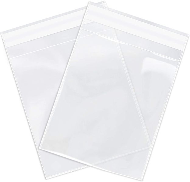 Self Seal Poly Bags 120mm x 200mm 30 micron (250 per pack)