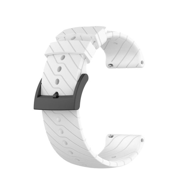 Silicone Strap Compatible with Suunto 9-White