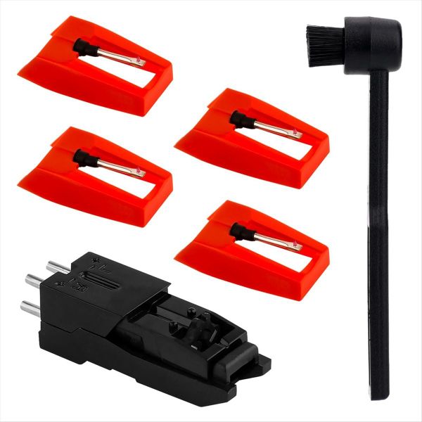 Player Needle Replacement 4 Pcs Diamond Record Player Stylus Needle