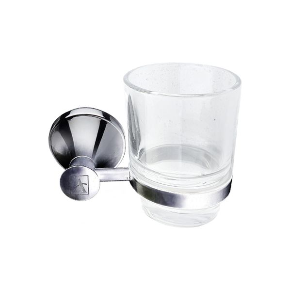 Kirk Aqua Royal Removable Zinc Glass Tumbler Holder