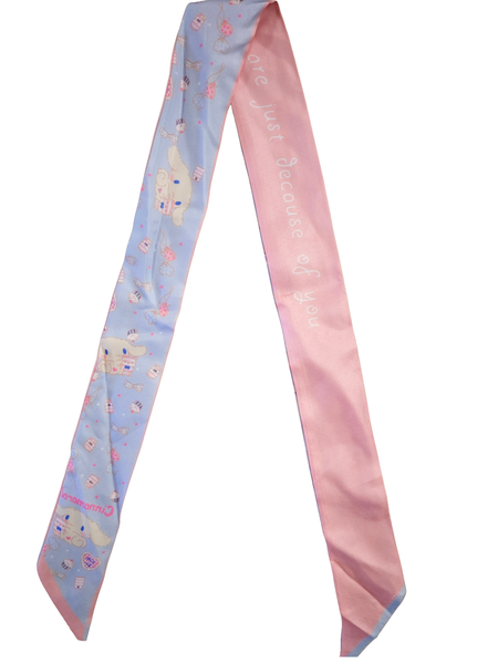 Cute Cartoon Silk Hair Scarf Kawaii Long Bag Ribbon Headband - 95cm
