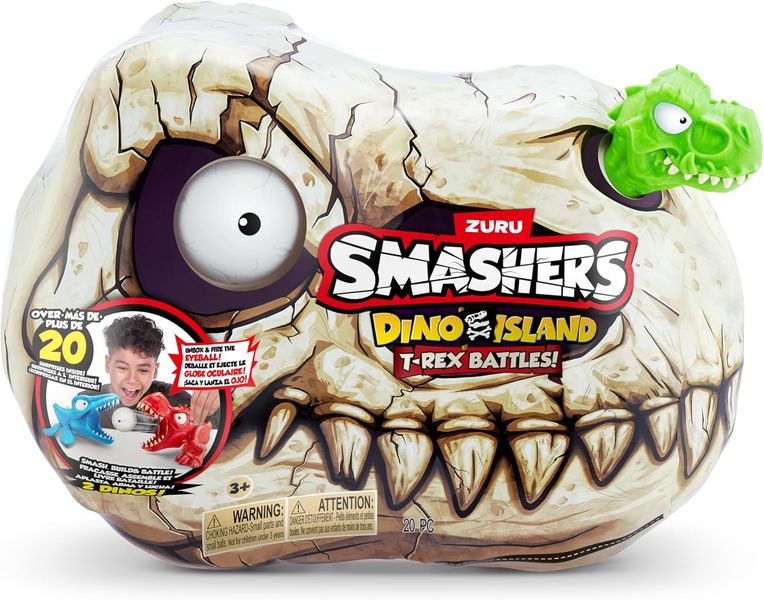 Zuru Smashers Dino Island Mini T-Rex Battles Playset - ZURU74114