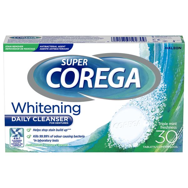 Super Corega Overnight/Whitening Tabs 1x30_za