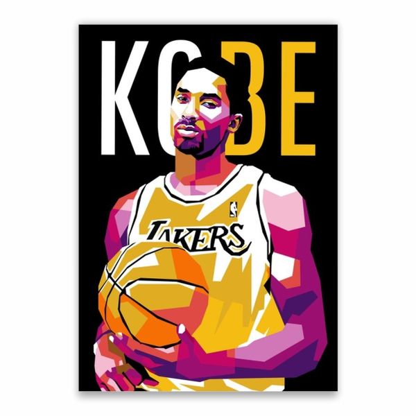 Kobe Laker Cartoon Poster - A1