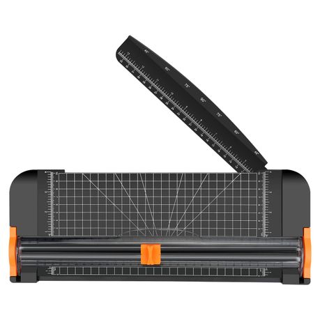 Paper Cutter,12 Inch Black Guillotine Paper Trimmer Image