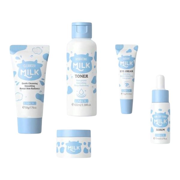 LAIKOU Milk Glowing Skincare Set - 5 Set