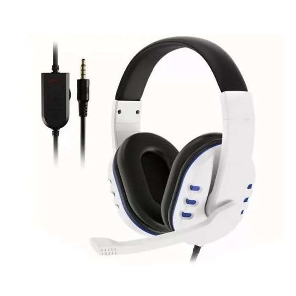 Aux Headset with Adjustable Boom Mic/Noise -Isolating Design