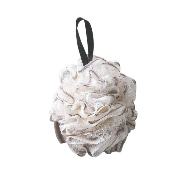 Soft Shower Body Loofah With Luxurious Exfoliating Effect- Light Grey