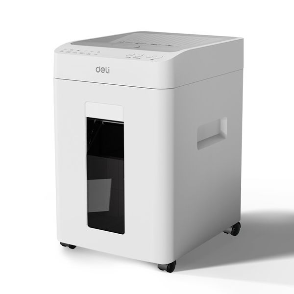 Deli Paper Shredder A4 100-sheet Automatic 26L Bin Micro cut 60mins