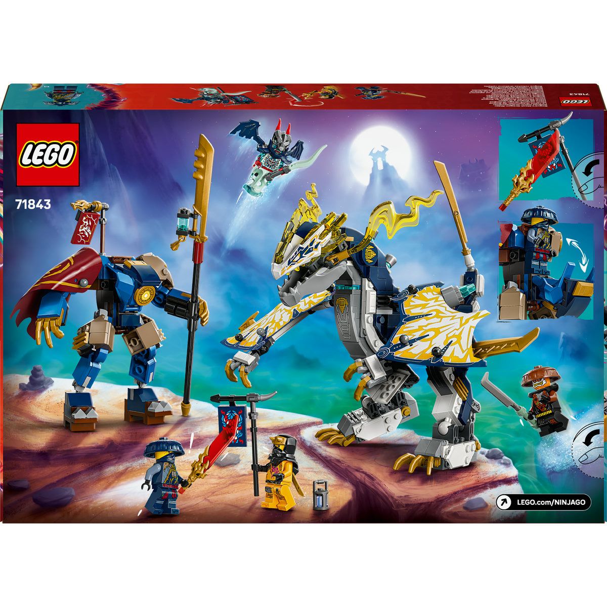 LEGO® NINJAGO® Rogue's Mech Dragon Rider Ninja Toy 71843 | Shop