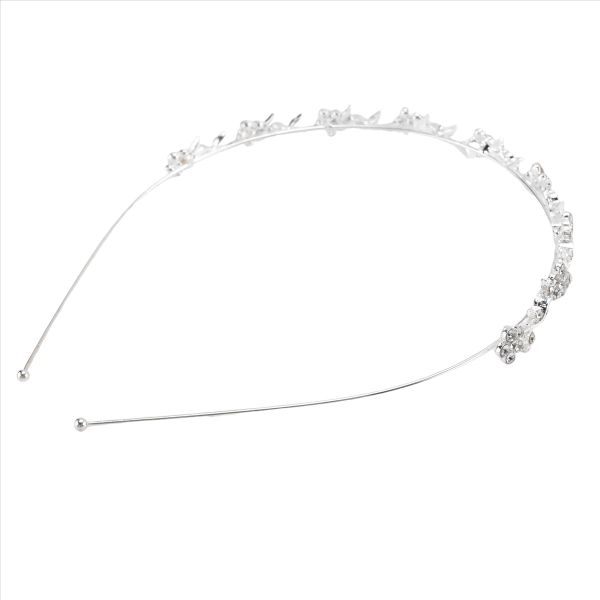 Bridal Bridesmaid Flower-Leaf Pattern Headband Wedding