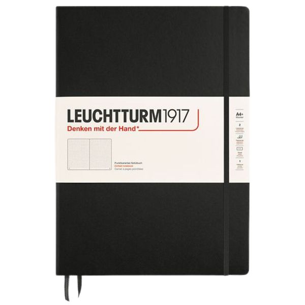 Leuchtturm Notebook Master Classic A4+ Hardcover 235 Pages Black Ruled