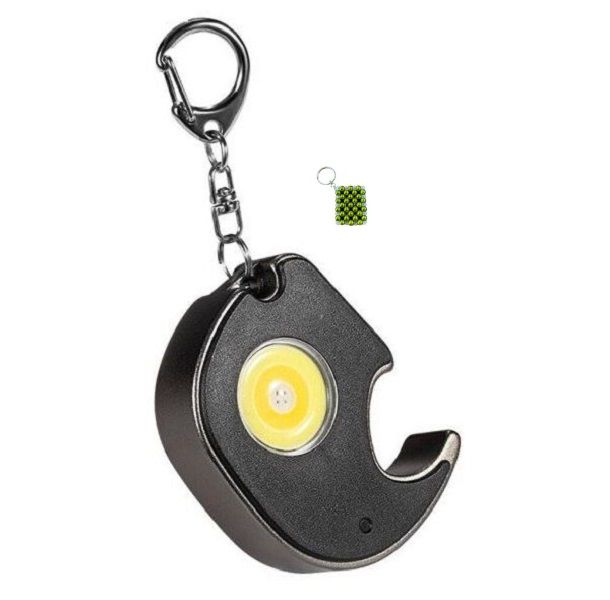 Mini Pocket Size Cob Rechargeable Key Chain Ligh image