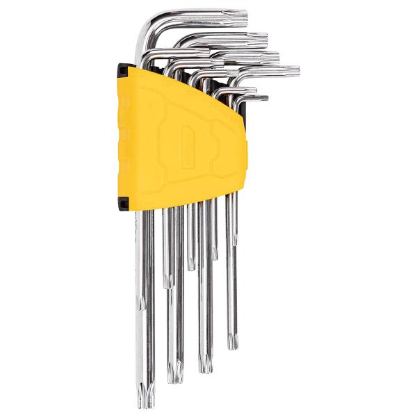 9 Pieces Torx/Star Hex Key Hole End Set Allen Keys T10-T50