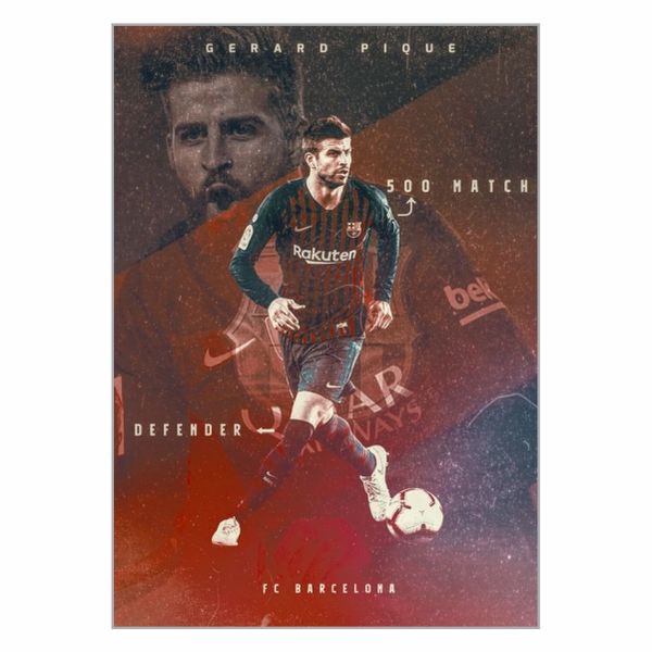 Gerard Pique FC Barcelona Poster - A1