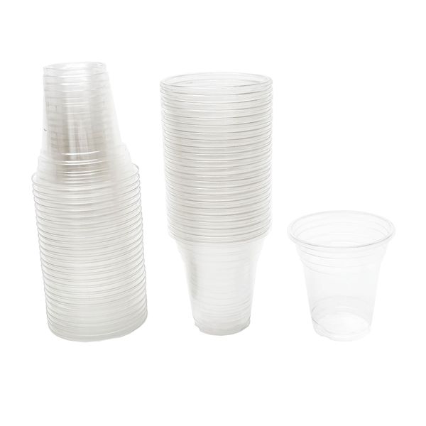 Clear Plastic Disposable Drinking Cups / Glasses - 375ml - 300 Cups