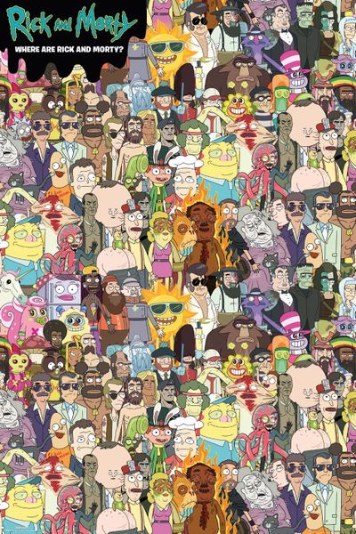 Rick and Morty - Where's Rick Poster