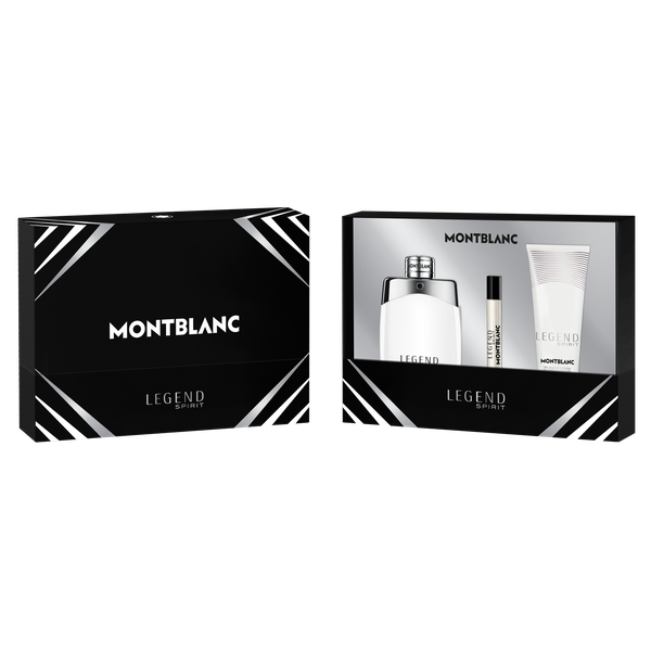 Montblanc Legend Spirit Set 100ml Edt+7.5ml Travel Spray+100ml Shower Gel