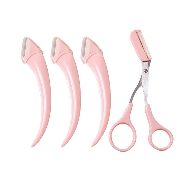 Eyebrow Trimmer Safety Scissors Tool Set