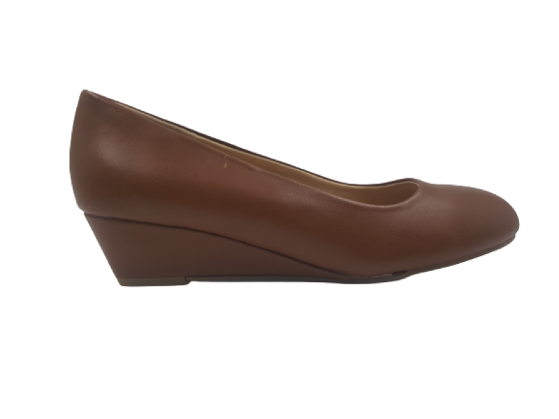 Savaii Ladies Wedge Court Shoe Tan Shop Today. Get it Tomorrow