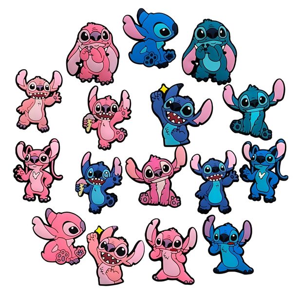 Stitch Shoe Charm Set - 16 Piece