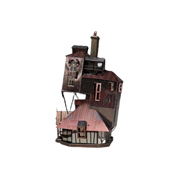 3D Puzzles and Tools Metal Weasley Burrow in Color