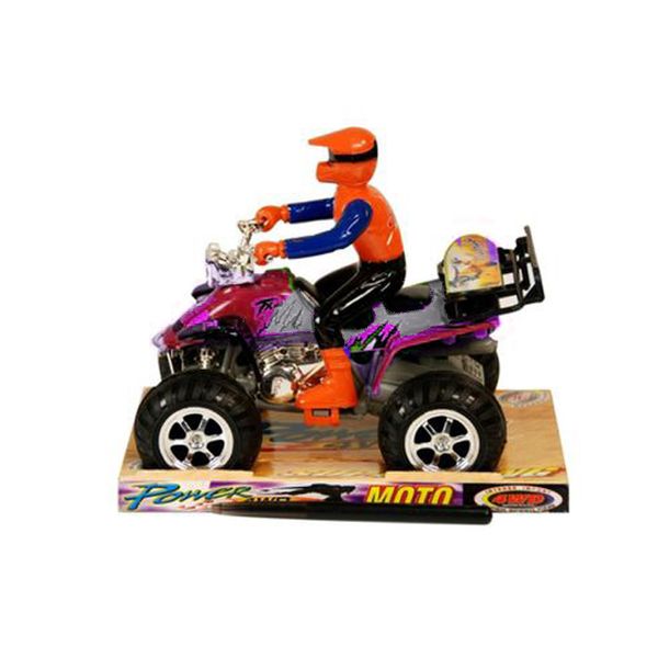 Quadbike And Rider - Red