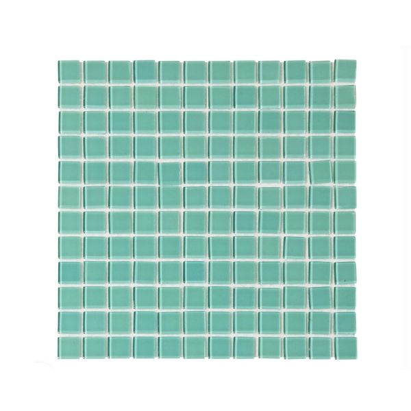Decor Tiles - Turquoise Glass 23x23mm