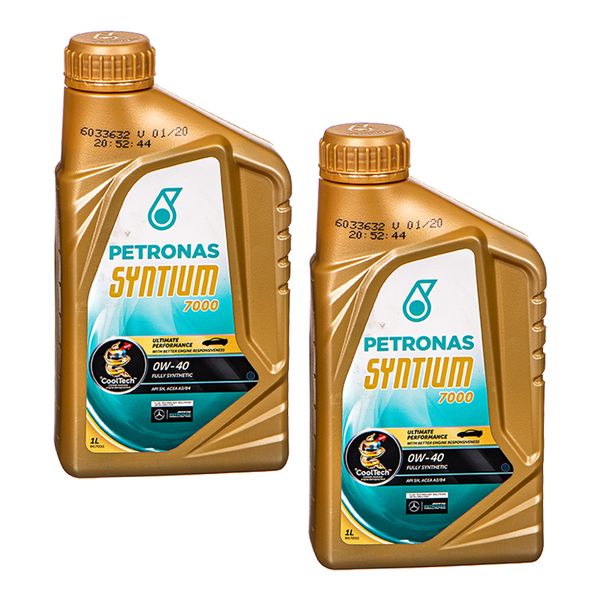 Petronas Syntium 7000 0W-40 1L - 2 Pack