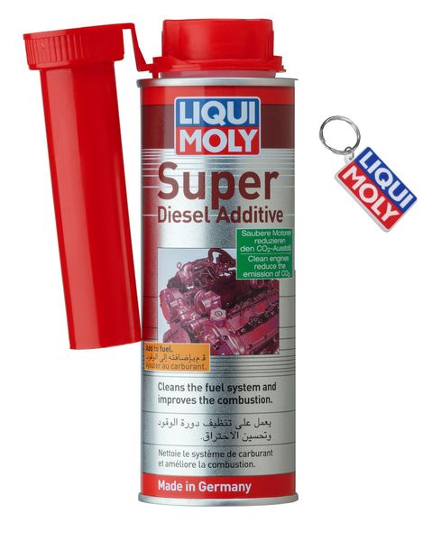 Liqui Moly Super Diesel Additive Injector Cleaner with Key Ring (8366)