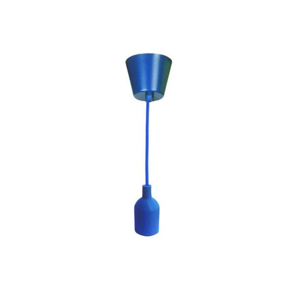ACDC - Blue Pp Ceiling Rose And Silicon Lamp Cup,large Type,e27